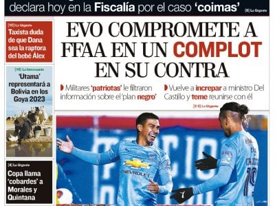 Tapa de La Razón del jueves 8 de septiembre de 2022 La Razón