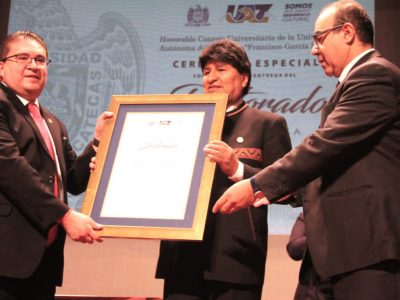 En M Xico Evo Morales Recibe El Doctorado Honoris Causa De La