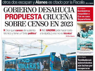 Tapa de La Razón del jueves 29 de septiembre de 2022 La Razón