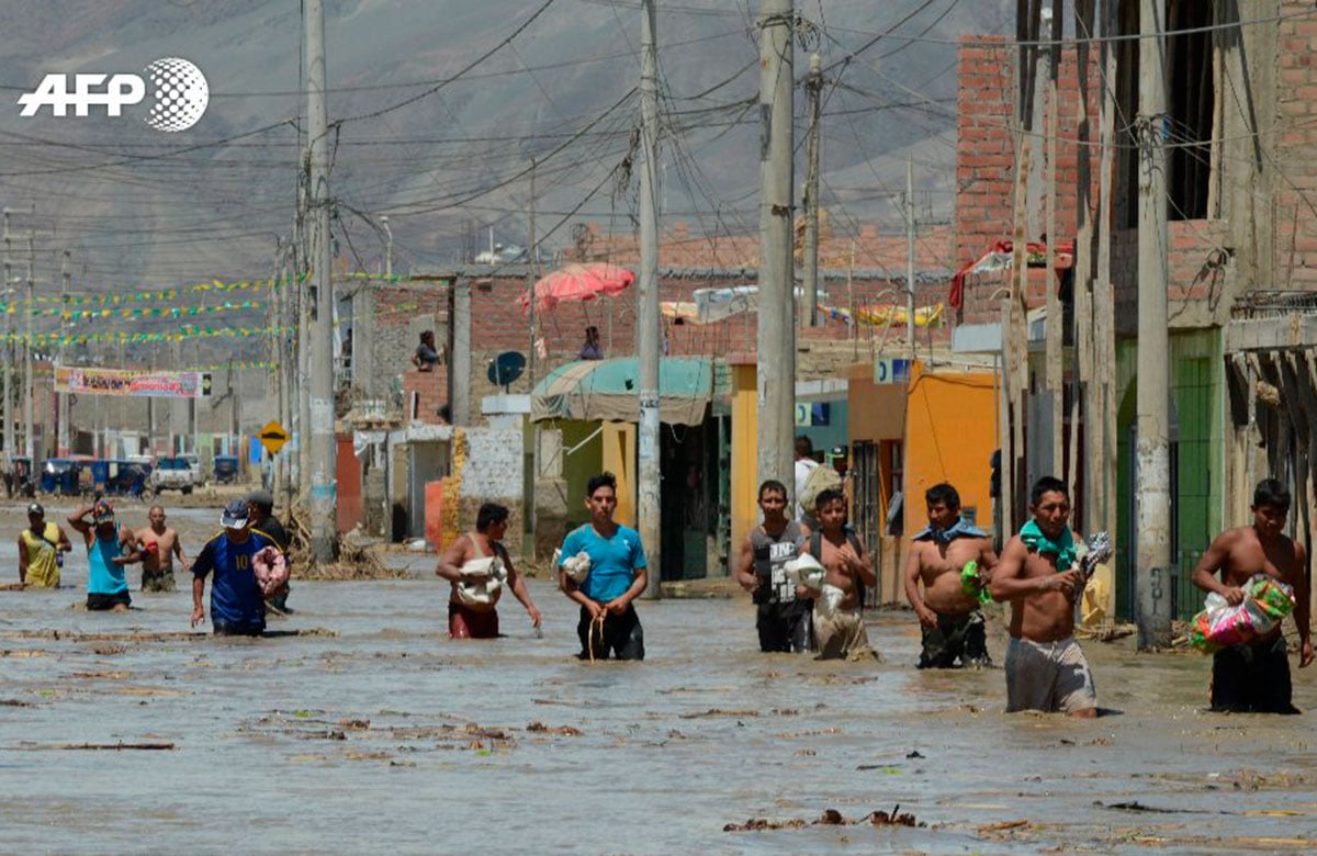 Perú confirma 85 muertos y 14 000 desaparecidos por las lluvias