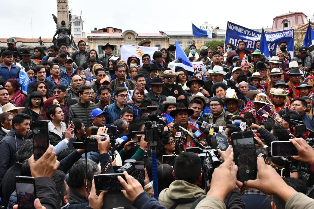 El Pacto de Unidad afín a Arce reta al TSE y reafirma que realizará