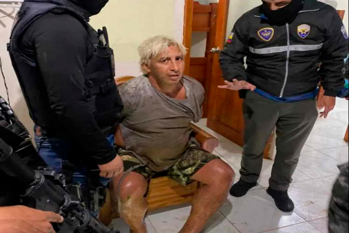 Ecuador captura a líder criminal que se fugó de cárcel en el conflicto