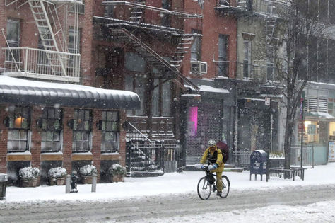 Una Tormenta De Nieve Castiga A Nueva York Con Un Impacto Menor Al Esperado La Razon Noticias De Bolivia Y El Mundo