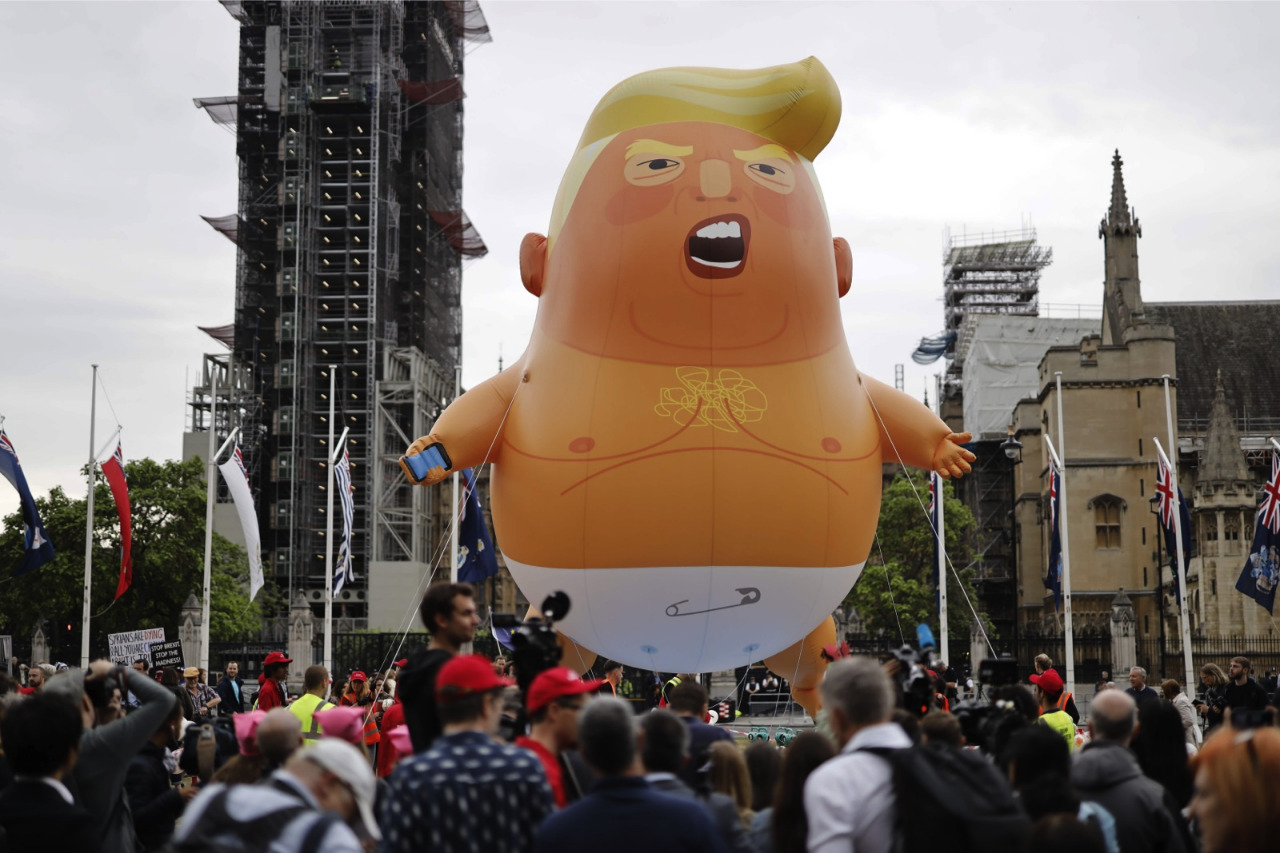 Enorme Globo De Bebe Trump Sera Expuesto En Museo De Londres La Razon Noticias De Bolivia Y El Mundo