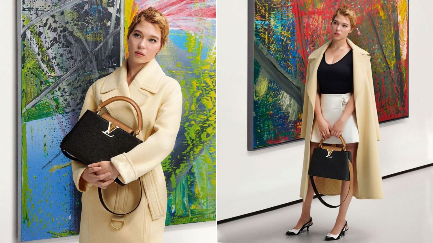 Arte con nombres propios convierten la tienda de Louis Vuitton en