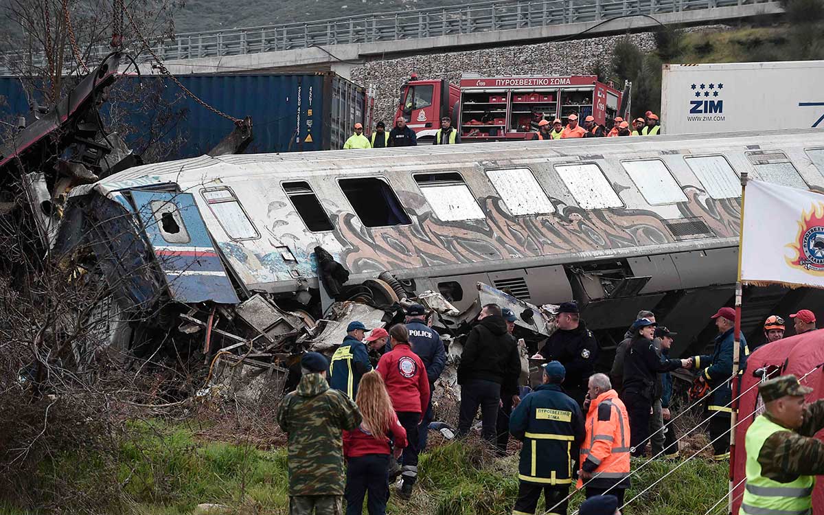 El Accidente De Tren En Grecia Deja Al Menos 36 Muertos Y 85 Heridos La Razón 1551