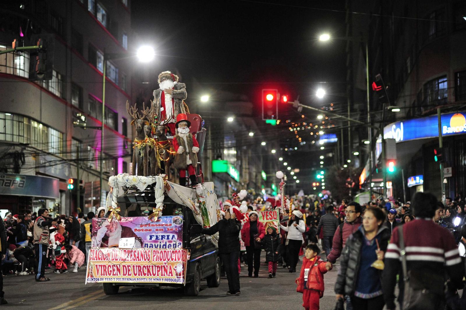 El Desfile Navideño de La Paz es este sábado, conozca el recorrido