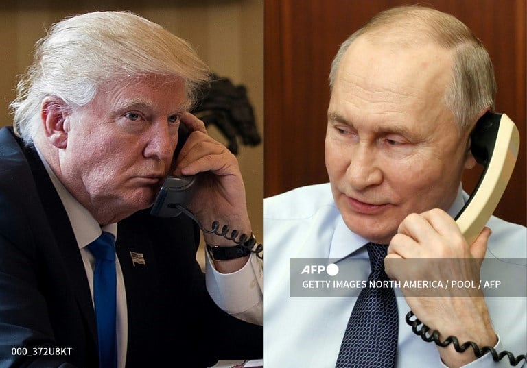 La llamada entre Trump y Putin transcurre 'bien', según la Casa Blanca